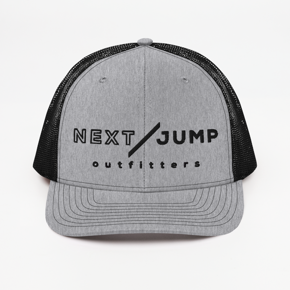 Next Jump Outfitters Mesh Trucker Cap Grey - Next Jump Outfitters