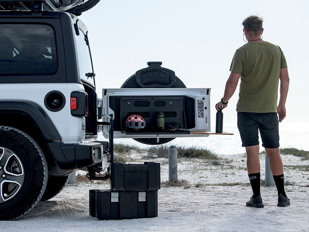 Drop Down Tailgate Table - Next Jump Outfitters